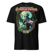 Winterpink T-Shirt Interstellar Emperor – Cthulhu als Elder God of the Year im „Mitarbeiter des Monats“-Style mit Tentakeln und Alienfischen